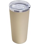 GGQ 20oz Travel Coffee Tumbler Food-Grade 304 Stainless Steel Vacuum Insulated Double Wall Leak-P...