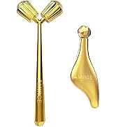 Face Massager Roller, 3D Roller Facial Massager and Gua Sha Massage Roller Tool Set for Women, Fa...