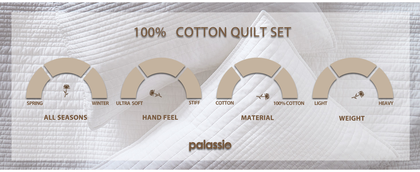 100% cotton quilt king
