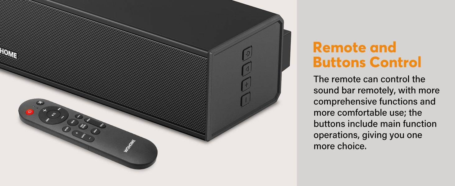 Remote and Buttons Control