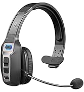 BRAMMAR Trucker Bluetooth Headset with AI Noise Cancellation Microphone, Trucker Headset with 65H...