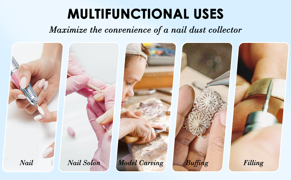 nail duster collector dust collector nail tech colector de polvo de uñas profesional