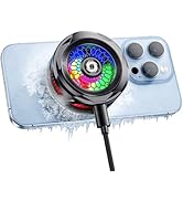 Comvin 3 in 1 Magnetic Cell Phone Cooler for Gaming, Mobile Phone Cooling Fan with Clip, Portable...