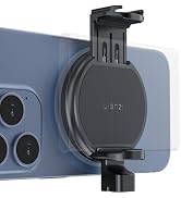 ULANZI MG10 Magnetic Phone Tripod Mount Adapter with Hard Drive Holder Clamp, Phone Tripod Mount ...