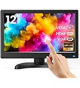 Eyoyo EM116ID 12" Small Touchscreen Monitor 1366x768 10-Point Multi Capacitive Touch Screen Displ...