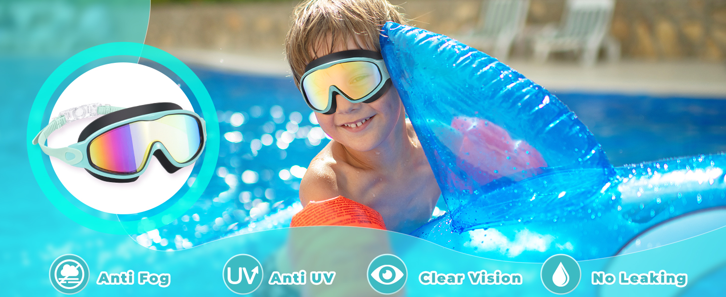kid swimming goggles