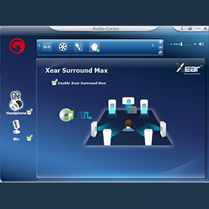 7.1 channel surround sound adjustable APP software