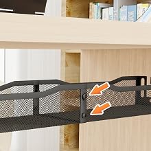Under Desk Cable Management Tray, Cord Organizer for Table, under desk wire management