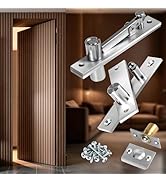 Hidden Door Pivot Hinge Heavy Duty 200 lb Capacity, Concealed Pivot System for Secret Bookcase Do...