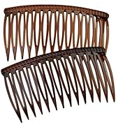 Good Hair Days Grip-Tuth Combs - Set Of 2 Hair Side Combs - Hair Combs For All Types Of Hair - De...