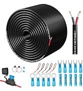SAKAKI 14 Gauge Wire 2 Core Conductor Duplex Marine Grade Dual Twin Electrical Wire 14AWG Cable S...