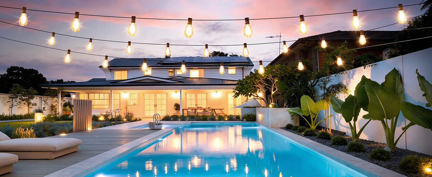 solar outdoor string lights solar lights outdoor string balcony lights home decor clearance