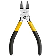 Wire Cutters, BOOSDEN 5 inch Flush Cutter, Dikes Wire Cutter for Crafting Electrical Jewelry Maki...
