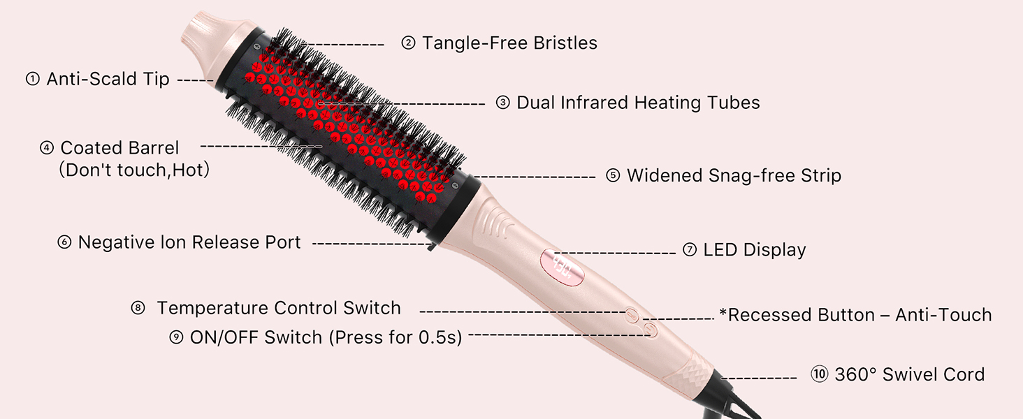 infrared thermal Brush