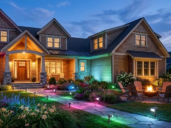 solar lights outdoor rgb