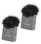 YOUSHARES Wind Muff for Rode Wireless Go 2 Dual Channel Wireless System, Pop Filter Designed for ...