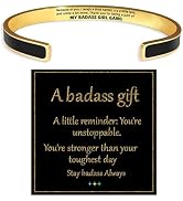 Roe Dolph Badass Gifts for Women Badass Girl Gang Bracelet Best Friend Bangle Bracelet Birthday B...