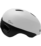 Bikeroo Adult Multi Sport Bike Helmet with Rear Safety Light, Adjustable Head Protection All Purp...