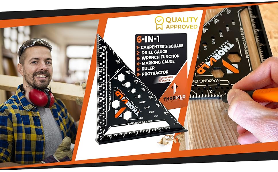 triangle square ruler rafter inch carpenters precision holder measurement mini right level