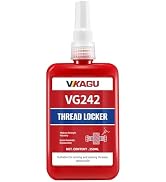 VIKAGU 242 Thread Lock Medium Strength Threadlocker - Alternative Bottle for Secure Bolt & M6~M20...