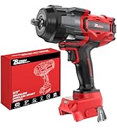 1/2 inch Cordless Impact Wrench Compatible with Milwaukee 18V Batteries, 1700FT-LBS 2300N.m High ...
