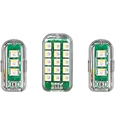 SYMIK Drone Strobe Lights (3 Pack), Meets FAA Anti-Collision Req for Night Flying, 3 Color in 1 L...