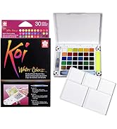SAKURA Koi Pocket Field Sketch Kit - Watercolor Sets for Painting On the Go - Holiday Gifts for A...