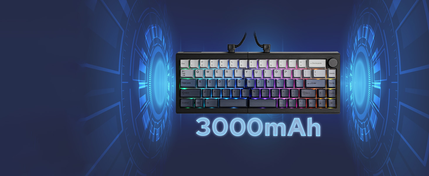 split layout mechanical keyboard