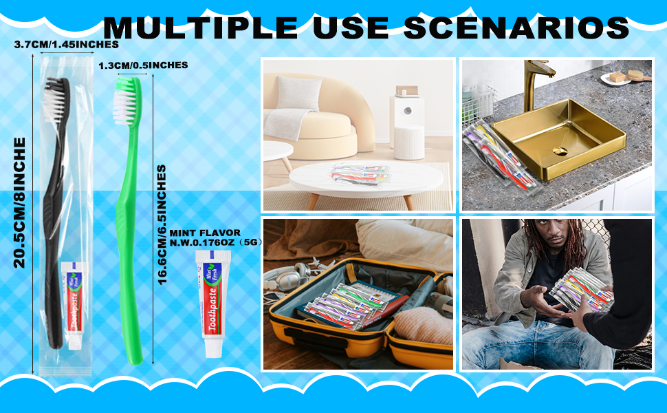 bulk toothbrush and toothpaste