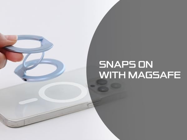 Snaps on with magsafe