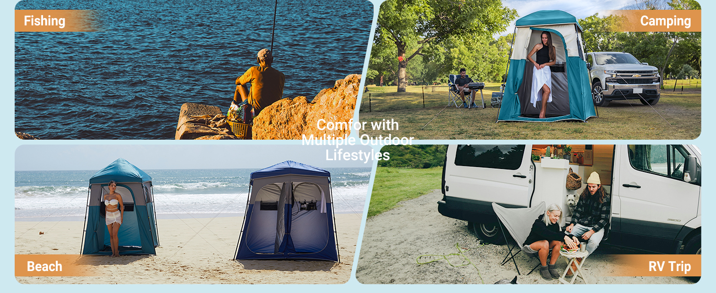portable pop up instant shower tents