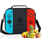Insulated Lunch Box for Boys Girls, Game Lunch Bag for Work Office Travel Picnic Hiking Beach, Re...
