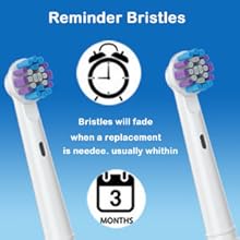 4Pack Replacement Toothbrush Heads for Oral-B