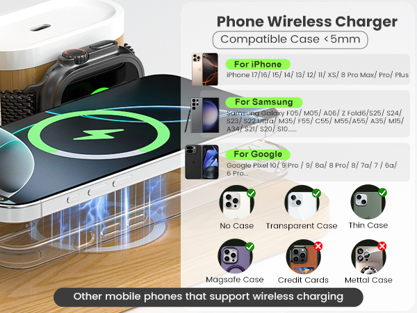 iphone charging station