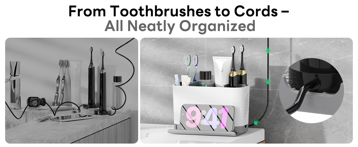 toothbrush holders for bathrooms