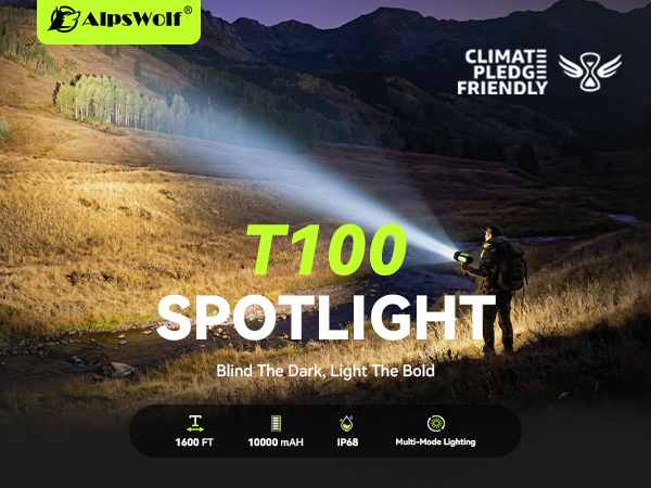 T100 Spotlight Flashlight