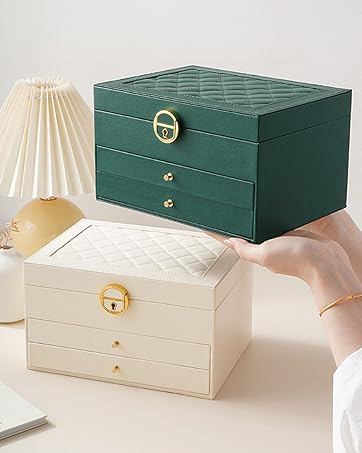 3 Layers Jewelry Box Vintage