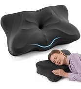 OLIXIS Contour Cervical Pillow for Neck Pain Relief, Ergonomic Dual Height | Orthopedic Memory Fo...