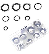 Eratus 30 PCS Air Conditioning Compressor Gasket, Multi-specification High-temperature Resistant ...