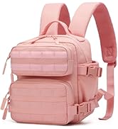ONE WVW PIN Mini Tactical Backpack for Women, Small Gym Backpack 9L Molle Bag for Woman of Travel...
