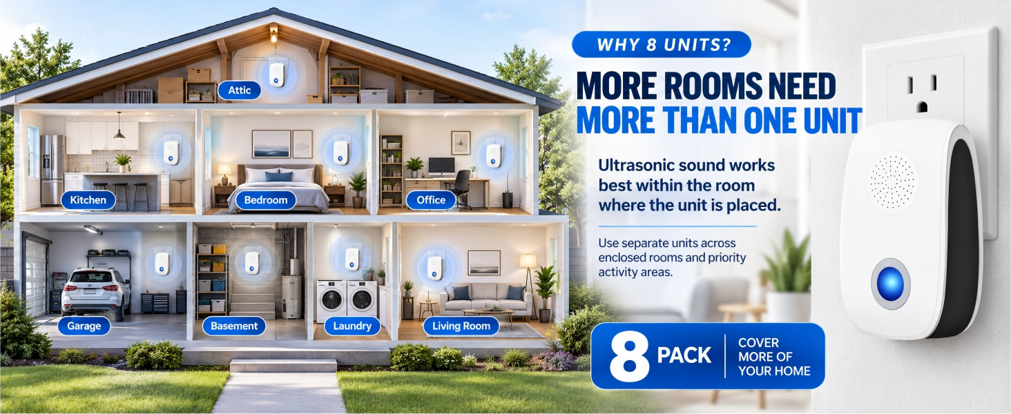 ultrasonic pest repeller indoor