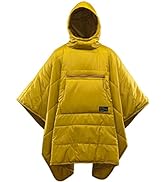 Therm-a-Rest Honcho Poncho Wearable Hoodie Blanket, Wheat