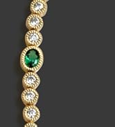KZZENKI Tennis Bracelets for Women 14K Plated Gold 3mm Cubic Zirconia Bracelets