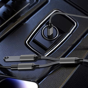 USB Male to Dual USB-C Female Splitter Cable