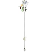 COSMOSTAR 55 Gallon Pneumatic Agitator 1/8HP Bung Mount Tank Barrel Drum Mixer | Pneumatic Bracke...