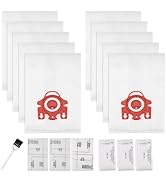 3D Airclean Dust Bags Replacement for Miele FJM Vacuum Compact C2 Compact C1 Complete C1 S241 S29...