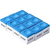 GSE Games & Sports Expert 12-Pack of Billiard/Pool Cue Chalks (6 Colors Available)