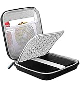 Lacdo USB CD DVD Writer Blu-Ray & External Hard Drive Protective Storage Case Bag Compatible Appl...
