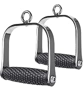 Kipika D Handle Cable Attachment, Cable Machine Handles, Heavy Duty D-Handle with Non-Slip Comfor...