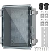 Joinfworld Outdoor Electrical Box Transparent Cover 8.7x6.7x4.3